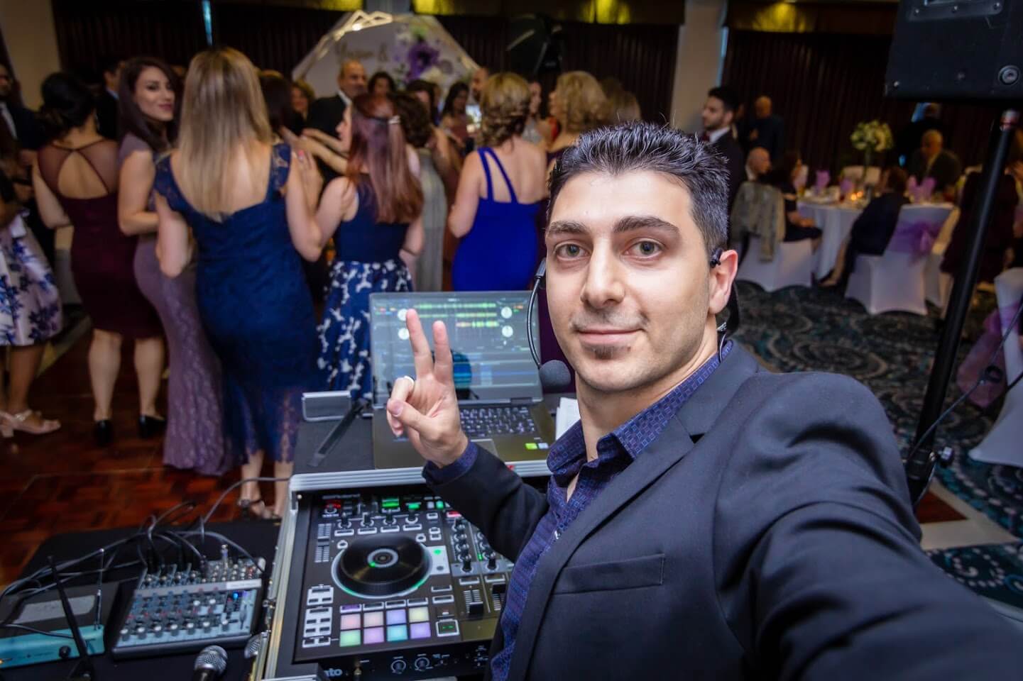 DJ Eddie11 at a wedding party